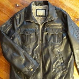 Vegan leather jacket! Size M